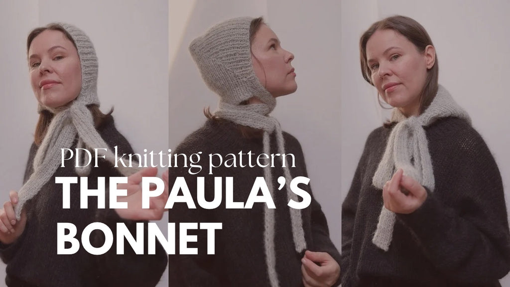 THE PAULA'S BONNET KNITTING PATTERN