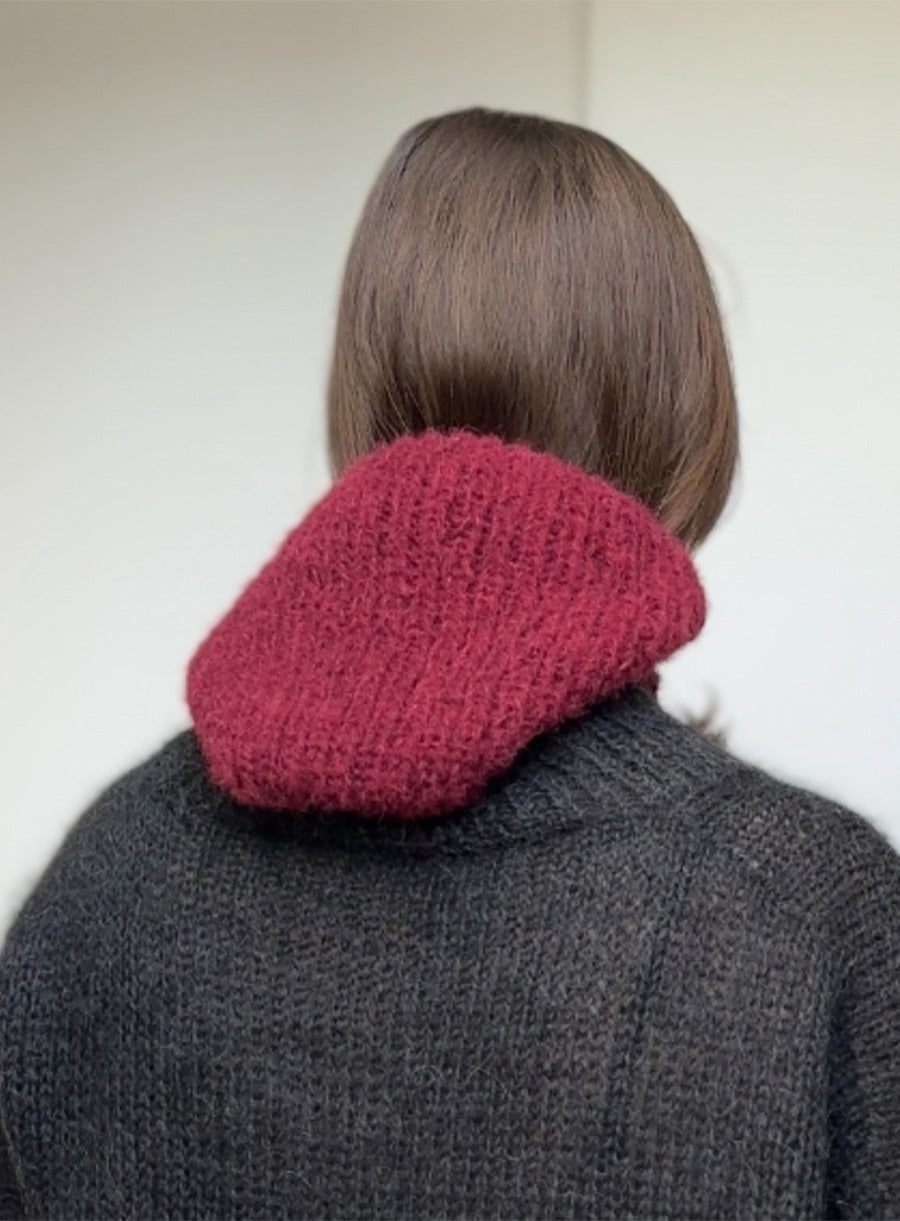 BURGUNDY THE PAULA'S BONNET