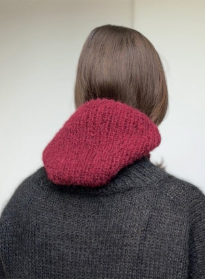 BURGUNDY THE PAULA'S BONNET