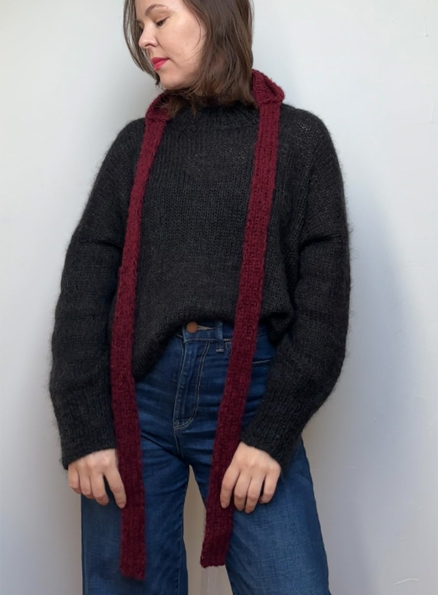 BURGUNDY THE PAULA'S BONNET