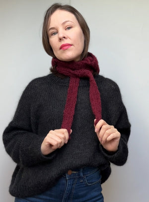 BURGUNDY THE PAULA'S BONNET