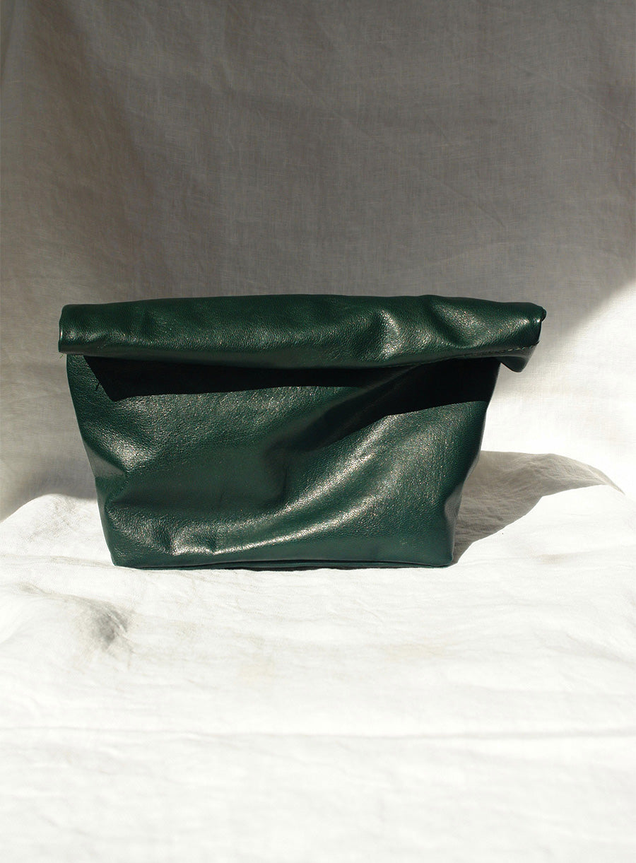 GREEN LUNCH CLUTCH