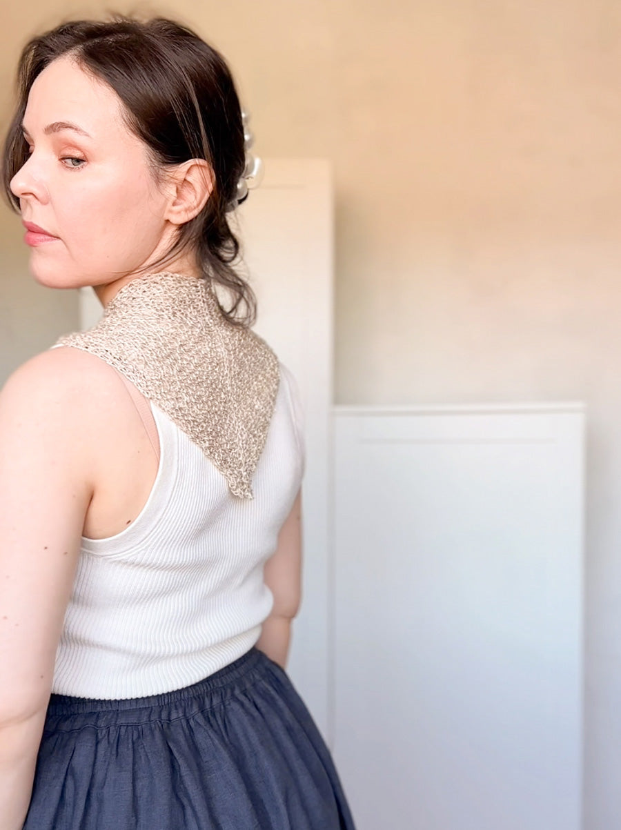 KNITTED HEAD BANDANA SOFT SPARKLES