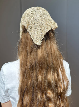 KNITTED HEAD BANDANA SOFT SPARKLES