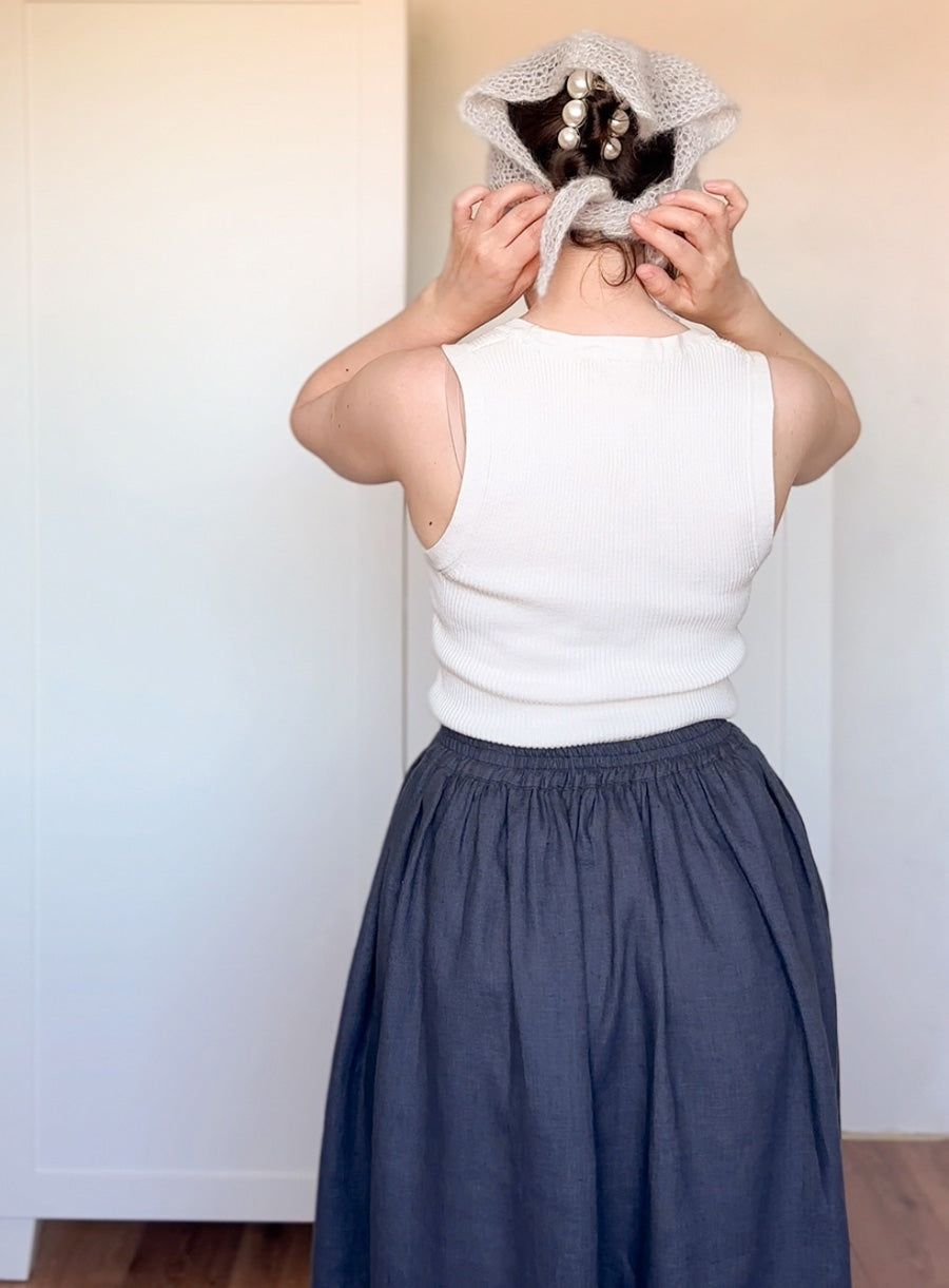 summer headed accessories from knitted bandana