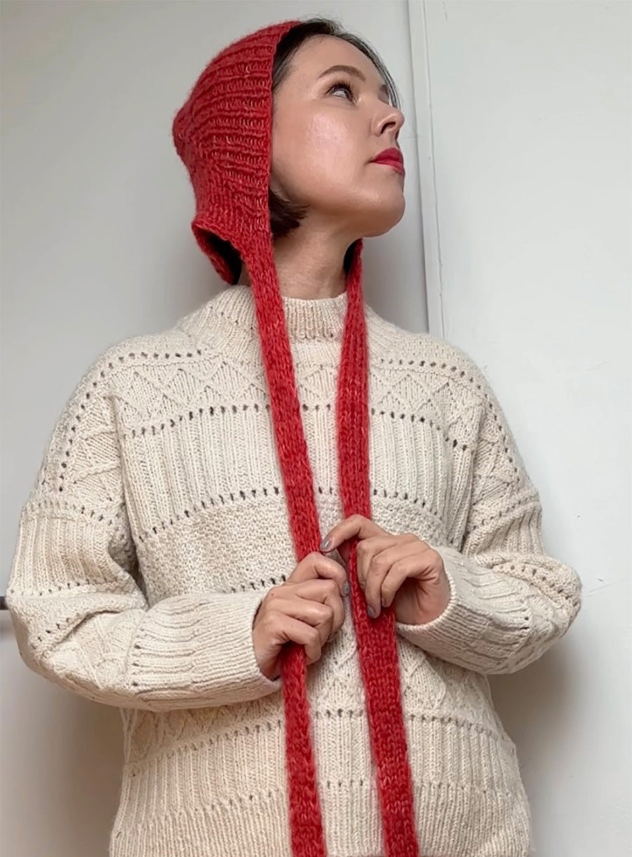 SOFT RED THE PAULA'S BONNET